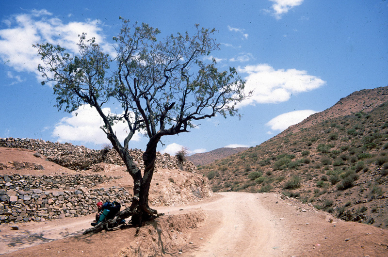 Hitch hiking in Marocco