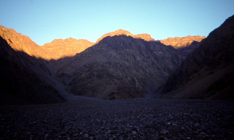 Morning near Ifni lake