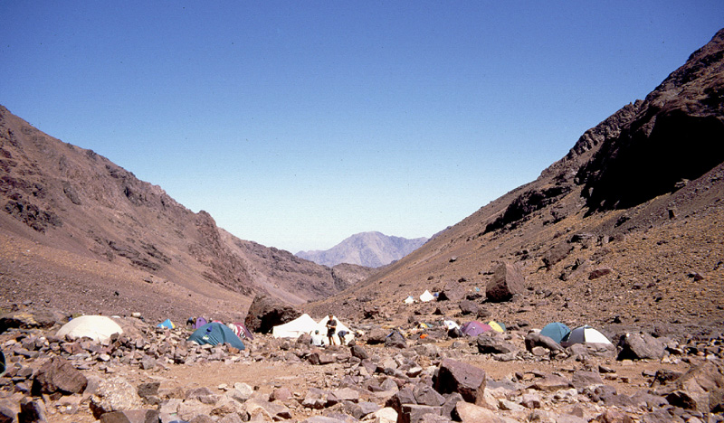 Camp under the Tubkal