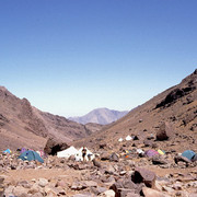 Camp under the Tubkal