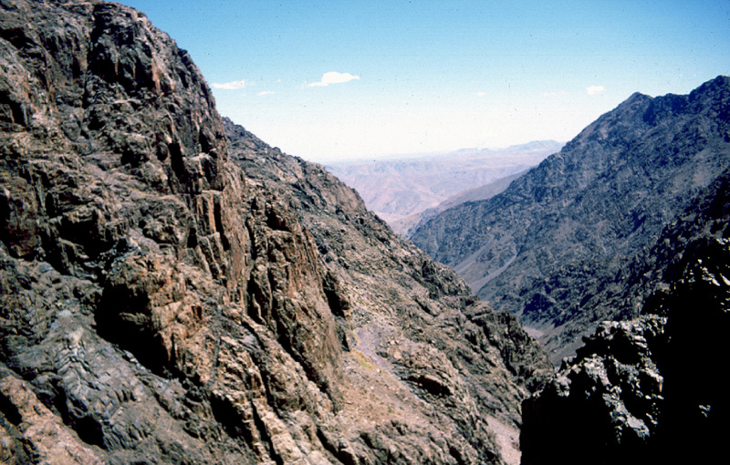 To Toubkal from south direction